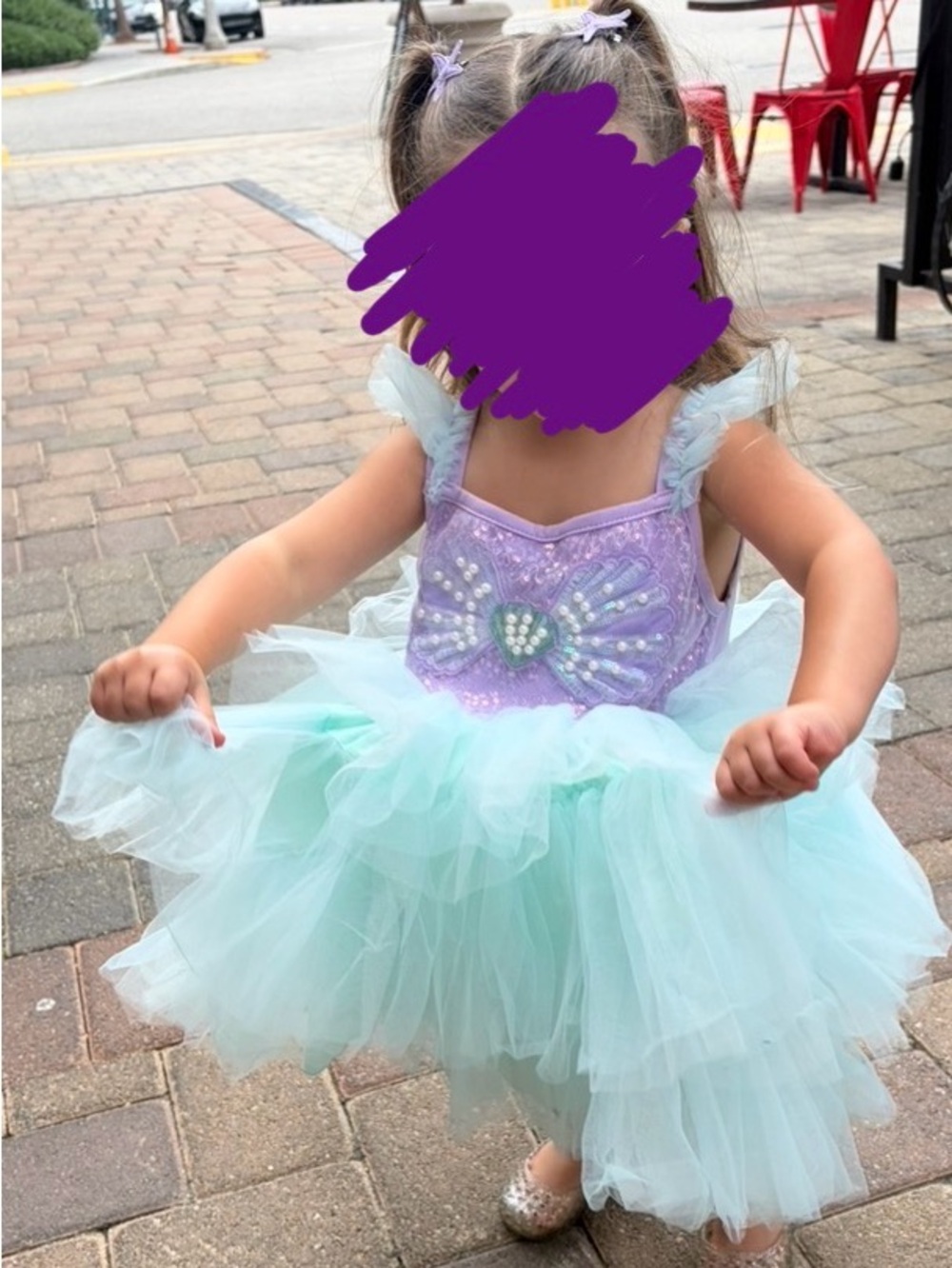 Baby Girls' Princess Tulle Dress Mermaid Tutu Tulle Costume